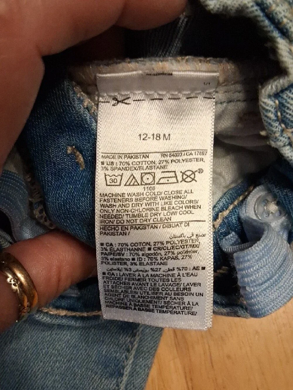 Old Navy Baby Distressed Skinny Jeans 1 Pair Size 12-18 M, 2 Pair Size 18-24 M